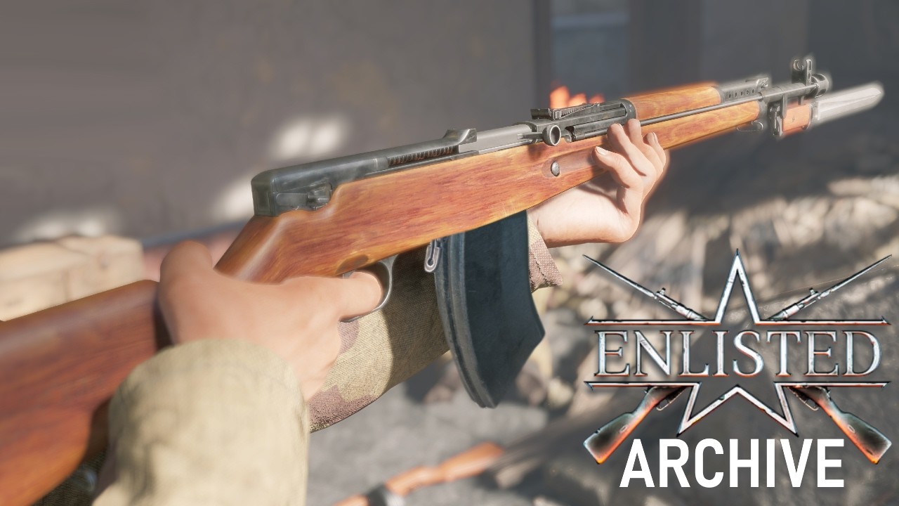 Enlisted Showcase - Simonov AVS-36 (20 Round Magazine)