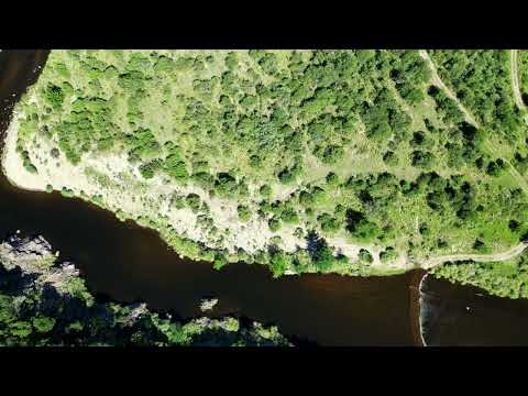 Rio Los Manantiales. Puente perilago La Florida. Depto. Cnel. Pringles, San Luis, Argentina.