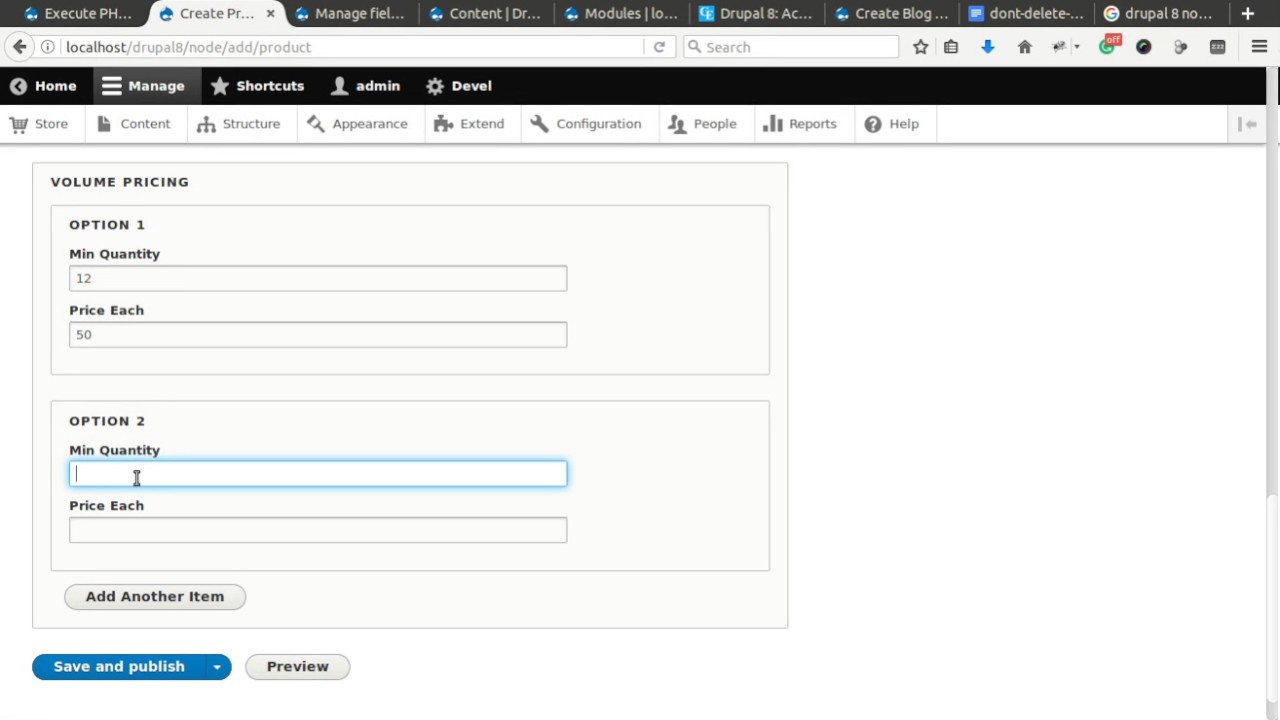 Drupal 8: Programatically create Add another field
