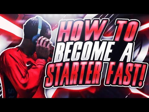 HOW TO BECOME A STARTER IN NBA 2K20