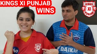 KXIP wins - KXIP vs DC - IPL 2020 - Kings XI Punjab vs Delhi Capitals