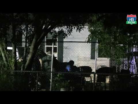 Police use CS gas and less lethal baton rounds to force man out of house