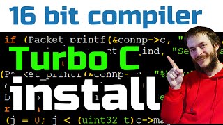 Turbo C/C++: how to install at Windows (DOSBox)