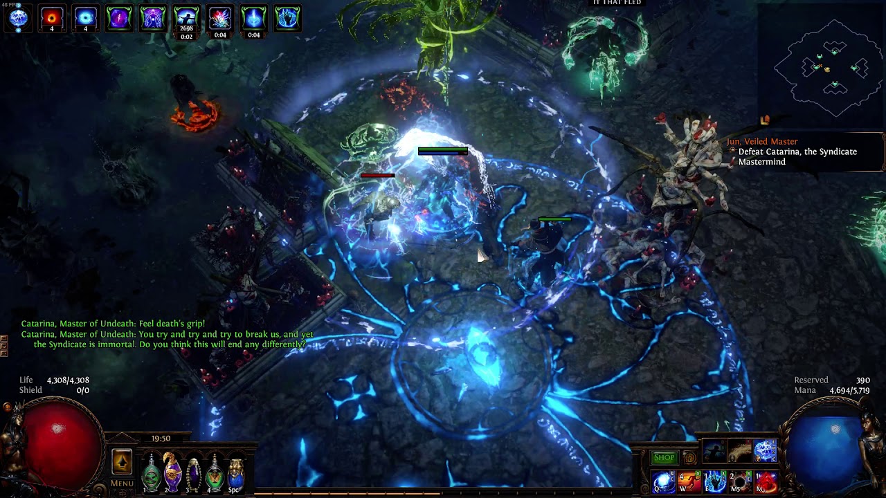 3 14 No Bs Storm Brand Hierophant Tanky League Starter Good Dps Clear Poe 3 14 Templar Build Build Of Exile