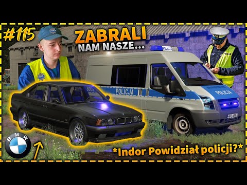 ✅BRACIA NA POLSKIEJ FARMIE #115 SEZON 3|FS19|🚔ZABRALI NAM NASZE BMW!🔥POLICJA NA GOSPODARSTWIE?!😱