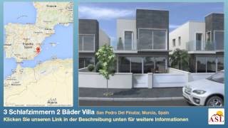 preview picture of video '3 Schlafzimmern 2 Bäder Villa zu verkaufen in San Pedro Del Pinatar, Murcia, Spain'