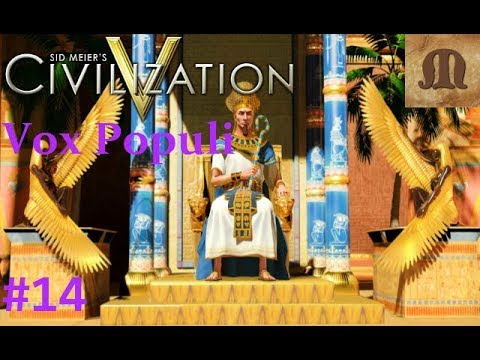 Let's Play Civilization 5 Vox Populi - Egypt p.14 (deity, epic)