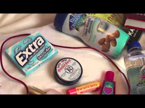 Airplane/Traveling Hair, Makeup,Outfit! +My Carry on essentials ᴺᴱᵂ