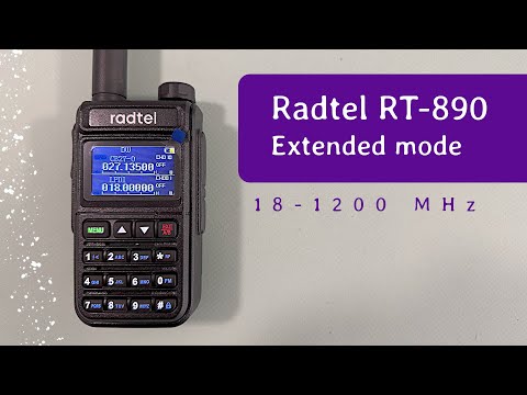 Radtel RT-890. Расширяем частотный диапазон