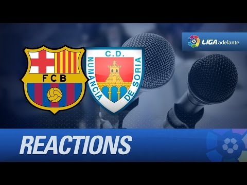 Rueda de prensa de Anquela tras el FC Barcelona B (1-1) CD Numancia - HD