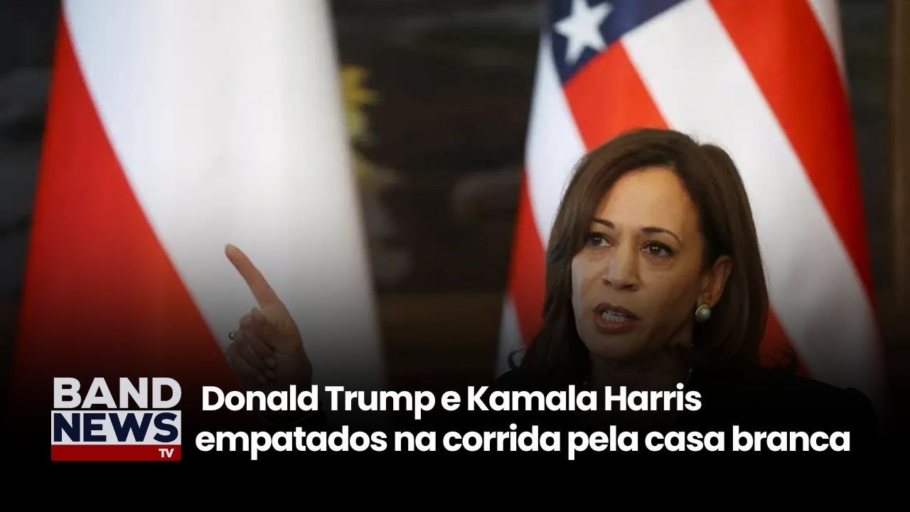 Apesar de empate nacional, Kamala tem vantagem decisiva | BandNewsTV