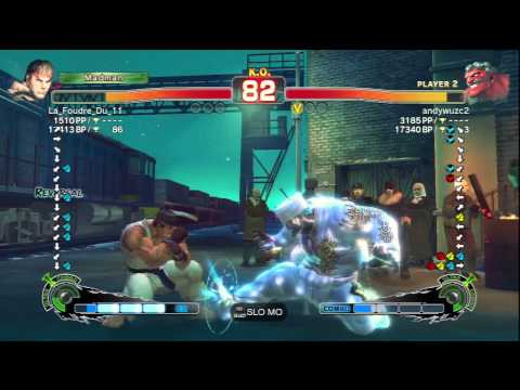 La_Foudre_Du_11 [Ryu] Vs andywuzc2 [Hakan] SSF4 AE Online Ranked Matches - PSN