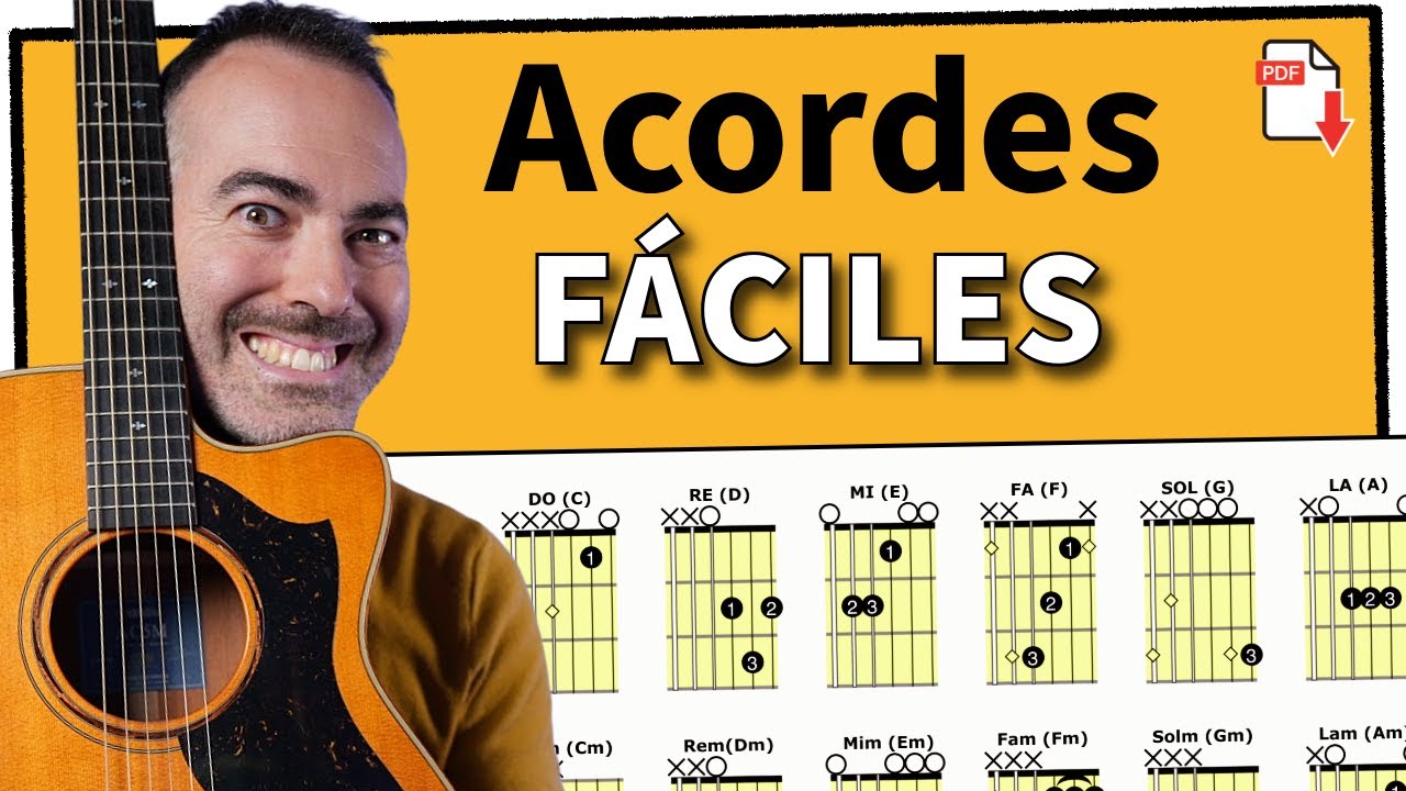 EASY Guitar Chords for Beginners [PDF] 👍From Scratch!