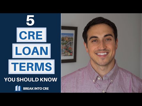 5 Commercial Real Estate Loan Terms You Should Know