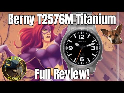 Berny T2576M Titanium VH31 Quartz Watch Review