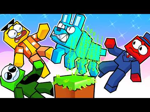 Usei Hack Para Trolar Meus Amigos no Um bloco! 👾