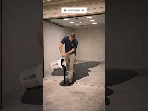 This Garage Floor Transformation Is Unreal 🤯 #interiordesign #garageflooring