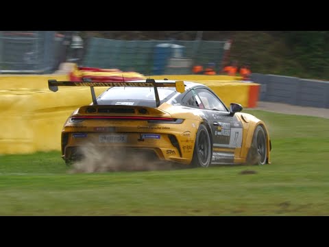 12H Spa 992 Endurance Cup 2025 - CRASHES, SPINS, ACTION & PURE SOUND