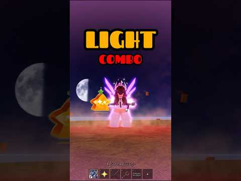 INSANE LIGHT COMBO • #Shorts #bloxfruits #roblox #queenliiivv #onepiece