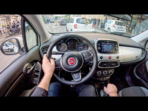 2023 Fiat 500X In Rome 🇮🇹 |0-100| POV Test Drive #1931 Joe Black