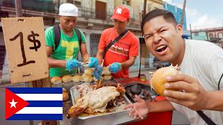 PROBANDO COMIDA CALLEJERA SUPER BARATA EN CUBA