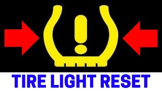 Low Tire Pressure Warning Light Won&#39;t Reset - TPMS