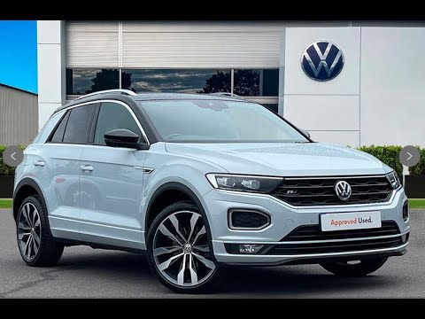 Approved Used Volkswagen T-Roc R-Line 1.5 TSI Manual White Silver | Wrexham Volkswagen