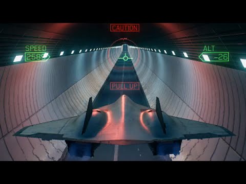 Ace Combat 7 DarkStar Tunnel Run | Ace Difficulty | 33 Seconds