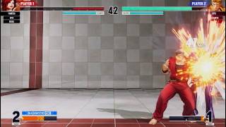 KOF15　リョウサカザキ　圧倒する龍虎乱舞コンボ