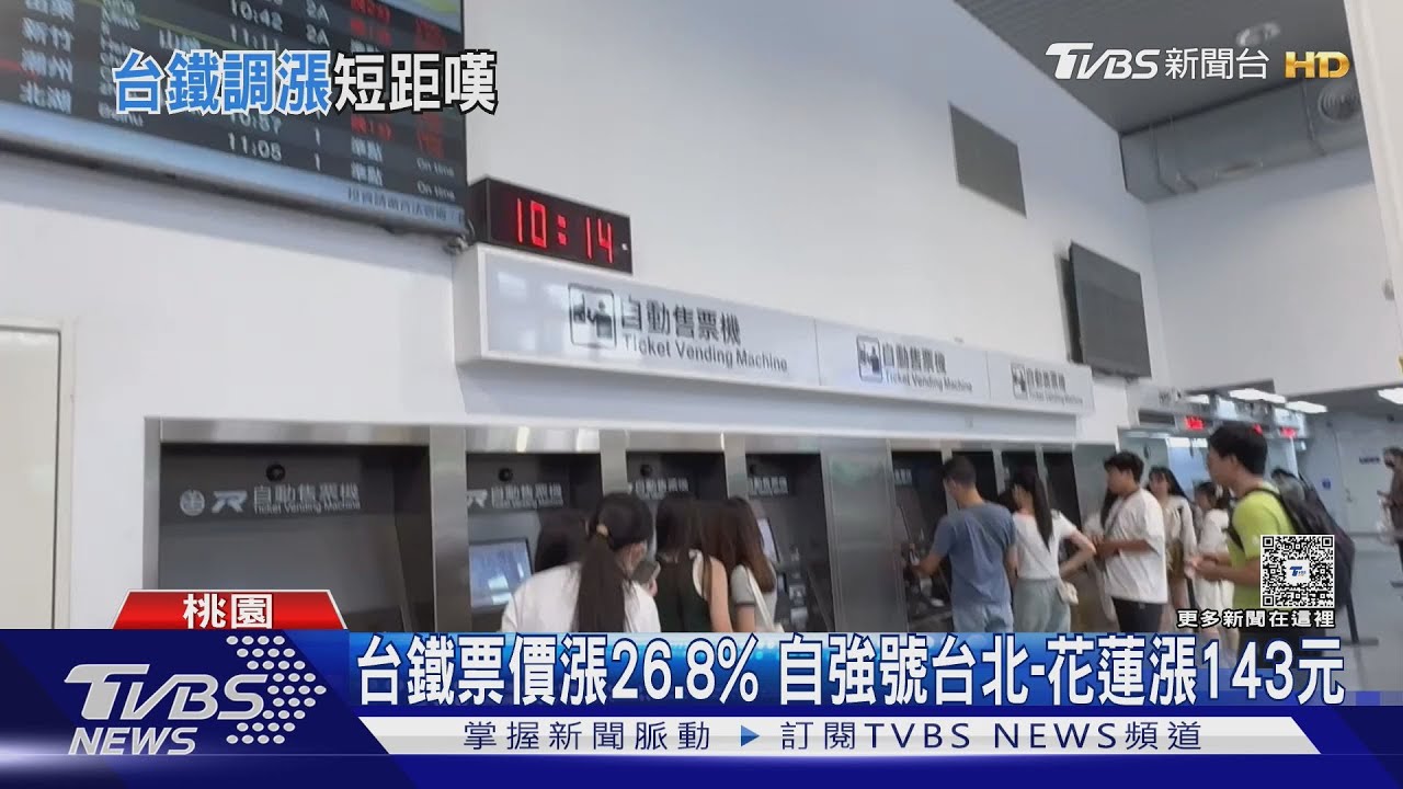台鐵票價30年首度調漲 台北-花蓮飆漲143元引民怨
