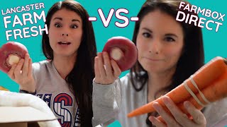 Organic Produce: Farmbox Direct vs. Lancaster Farm Fresh Co-Op (Subscription Unboxing)