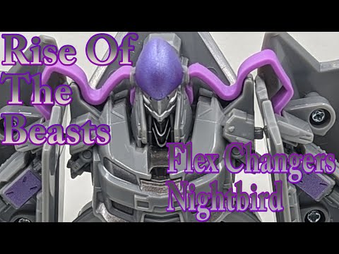 Chuck's Reviews Transformers Rise of the Beasts Flex Changers Nightbird