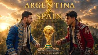 ARGENTINA vs SPAIN 🏆 Who will Win? ⚽ World Cup 2026 FINAL ⚔ Epic AI Adventure