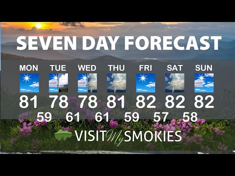 Gatlinburg and Pigeon Forge Weather for Week of September 1 2025.