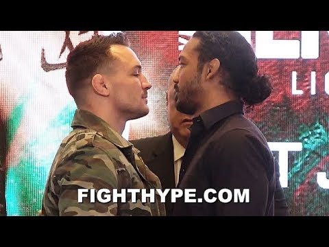 MICHAEL CHANDLER & BENSON HENDERSON FINALLY COME FACE TO FACE ONCE AGAIN FOR REMATCH FACE OFF