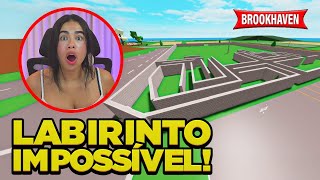 COMO CRIAR UM LABIRINTO IMPOSSÍVEL EM BROOKHAVEN 