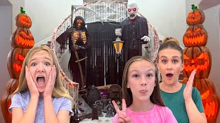 Turning a Mansion into a Haunted House For Halloween!!