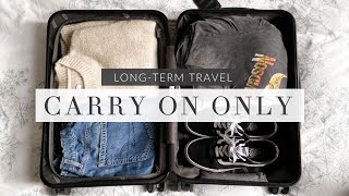 Carry On Only Packing For Long-Term Travel (1+ Month) in a Cooler Climate | Minimalist Packing Guide
