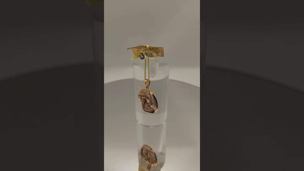 Auksinis pakabukas su cirkonio akmenimis Auksinis pakabukas su cirkonio akmenimis