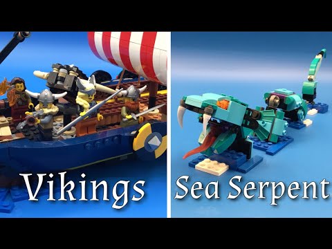 VIKINGS vs SEA SERPENT - LEGO Battle