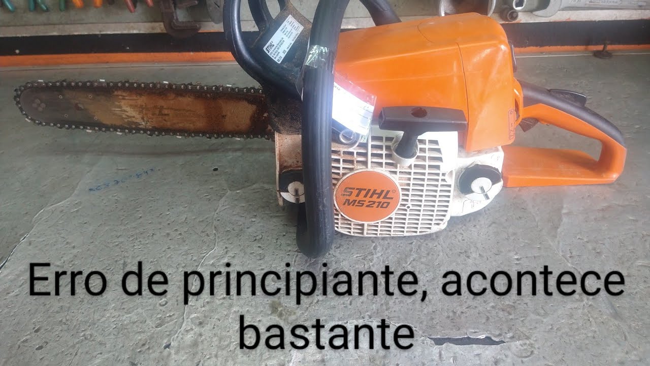 Stihl Motosserra Ms-210, 1° parte desmontagem