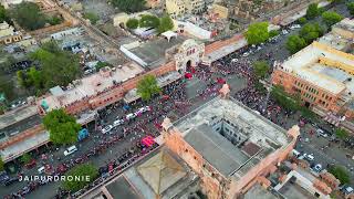 Gangaur Jaipur 2023 | Drone Video | Jaipur Dronie | Pink City