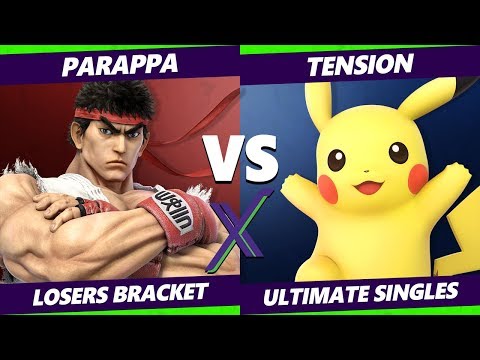 Smash Ultimate Tournament - Parappa (Ryu)  Vs. Tension (Pikachu, Fox) - S@X 301 SSBU Losers Bracket