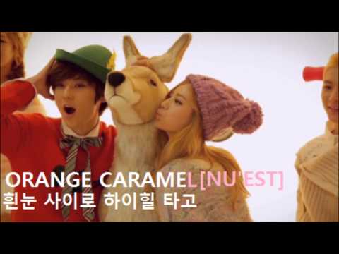 [RedFlaxMusic]  ORANGE CARAMEL ft. NU'EST - 흰눈 사이로 하이힐 타고