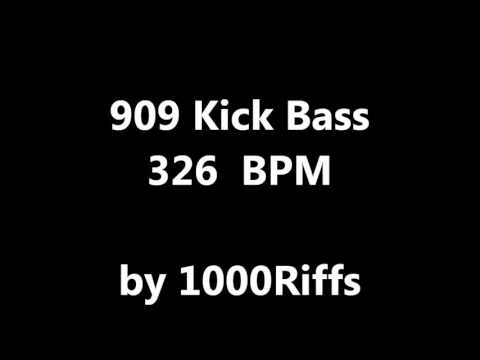 909 Kick Bass Drum : 326 BPM - Beats Per Minute