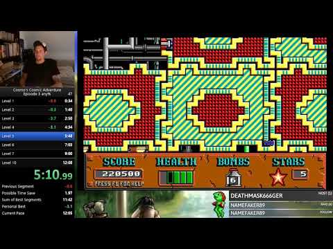 Cosmo's Cosmic Adventure Episode 3 Any% PB 12:03:73