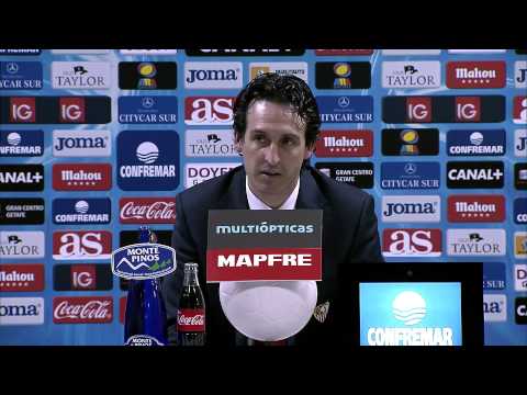 Rueda de Prensa de Emery tras el Getafe CF (1-1) Sevilla FC - HD
