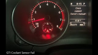 MK6 GTI Coolant Temperature Sensor Failure P0117 G62?