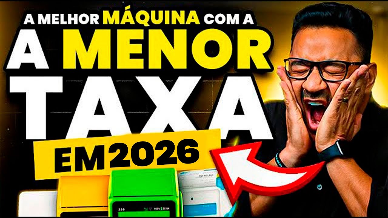 QUAL É A MELHOR MÁQUINA DE CARTÃO COM A MENOR TAXA – ATUALIZADO!!!
