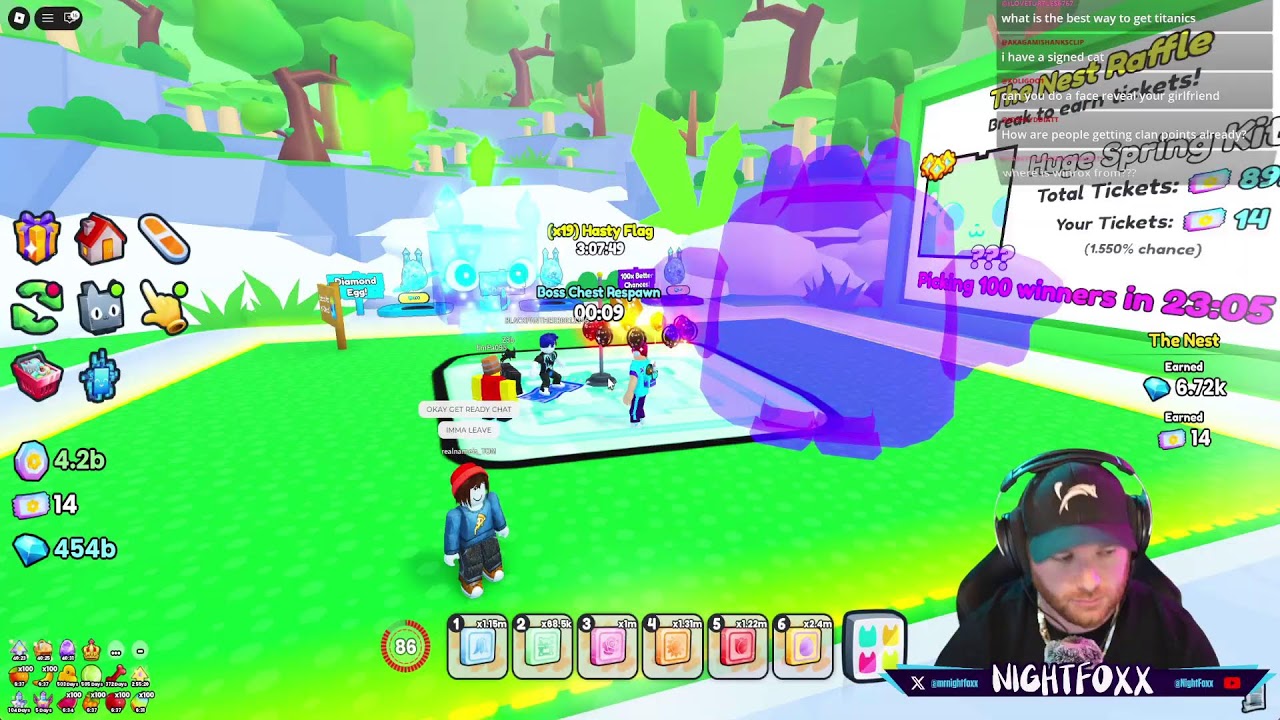 I Spent 7 DAYS in Pet Sim 99 Spring Event WITHOUT LEAVING! 🔴